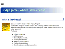 Tablet Screenshot of cheese.glbasic.com